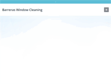 Tablet Screenshot of barreraswindowcleaning.com